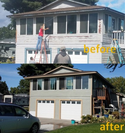 painting = before & after